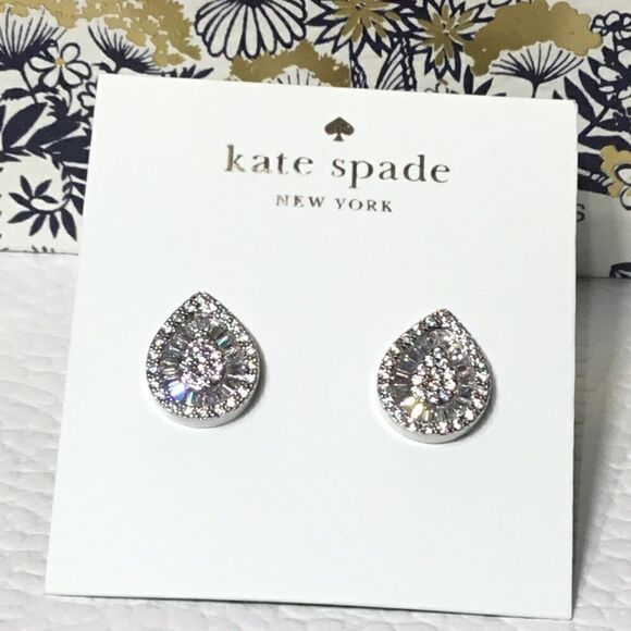 KATE SPADE DIAMOND DROPS EARRINGS - Picture 1 of 3